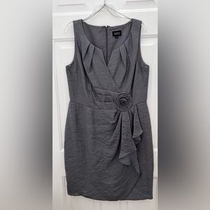 Adrianna Papell  dress  size 16 grey color